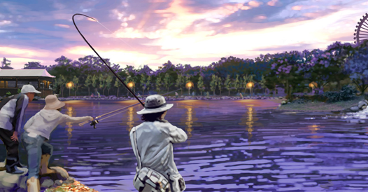 Fish Up 秋川湖 Fish Up 秋川湖