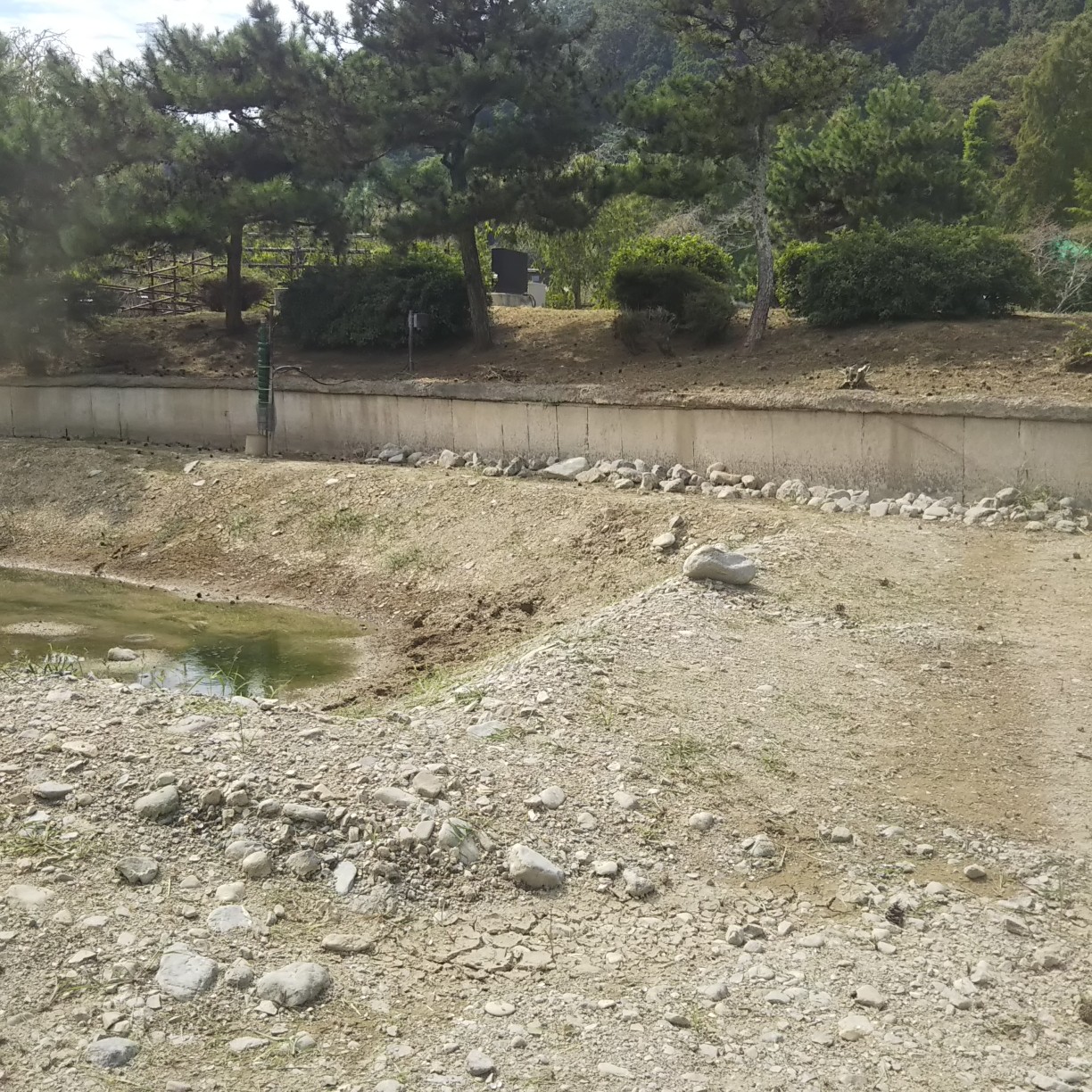 秋川湖の湖底⑧　噴水