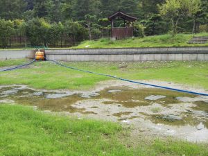 秋川湖の状況　9/27