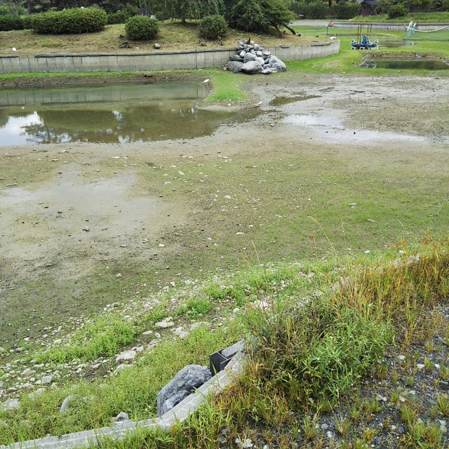 秋川湖の状況　9/17