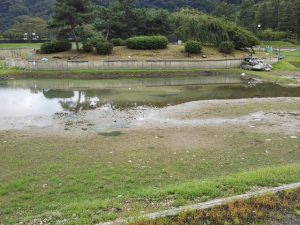 秋川湖の状況　9/14