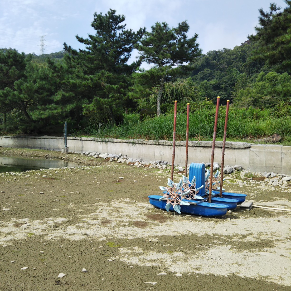 秋川湖の状況　10/2