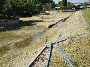 秋川湖の状況　10/1