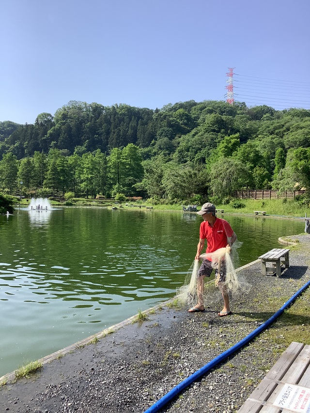 5/18（木）秋川湖の状況